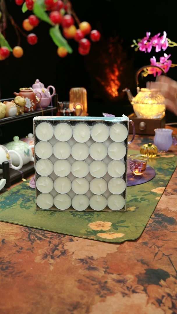 【闪购商品】植物蜡烛4小时100颗茶蜡烛