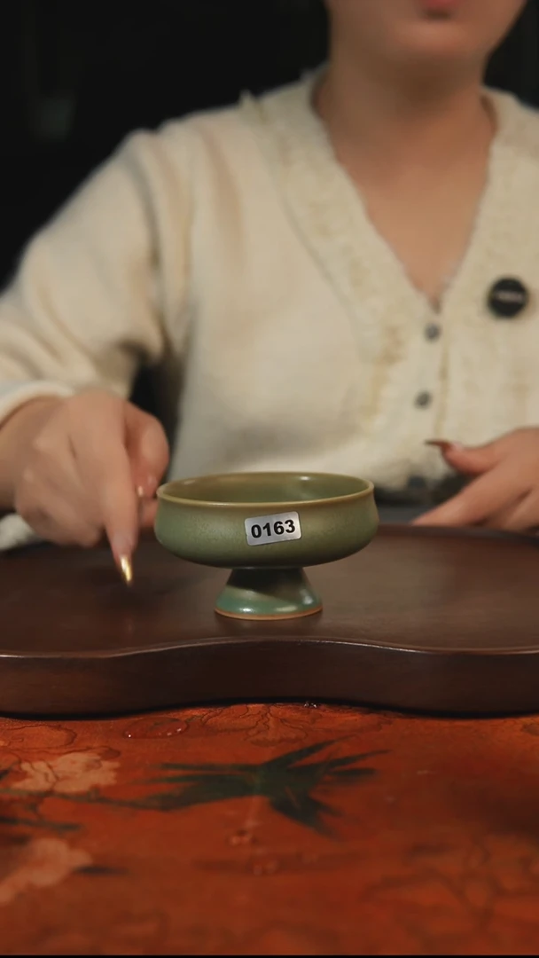 杯子瓷汝州原产地原矿仿古老釉q163