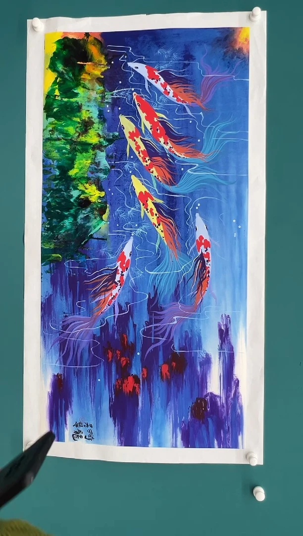 【闪购商品】绘画赵燮-8平尺-国画作品 金