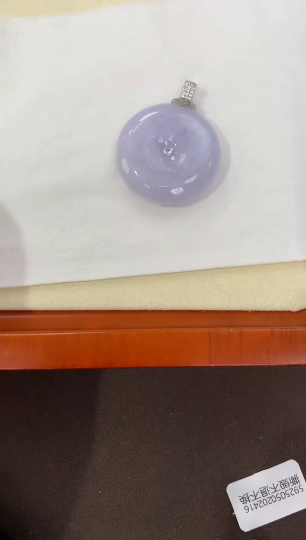 翡翠银S925镶嵌颈饰天然缅甸a货翡翠