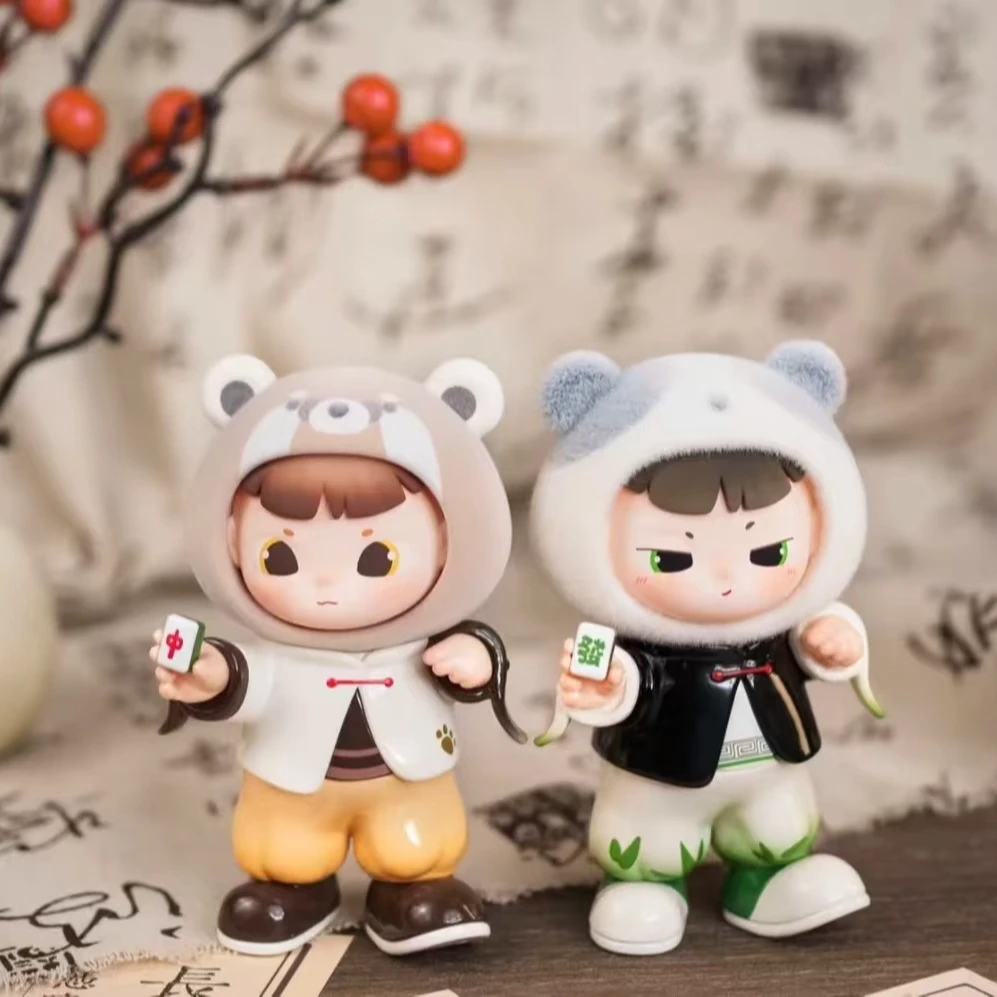 【拆盒】cimmy少年游盲盒国风公仔潮玩摆件