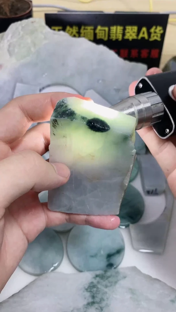 翡翠裸石天然缅甸翡翠A货10