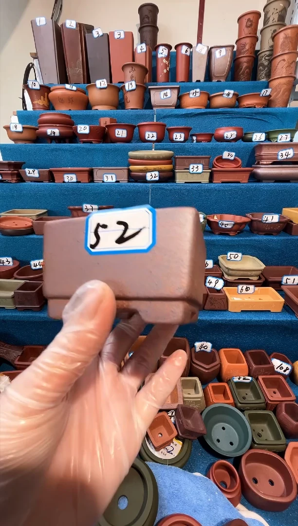 【闪购商品】紫砂紫砂花盆8*4