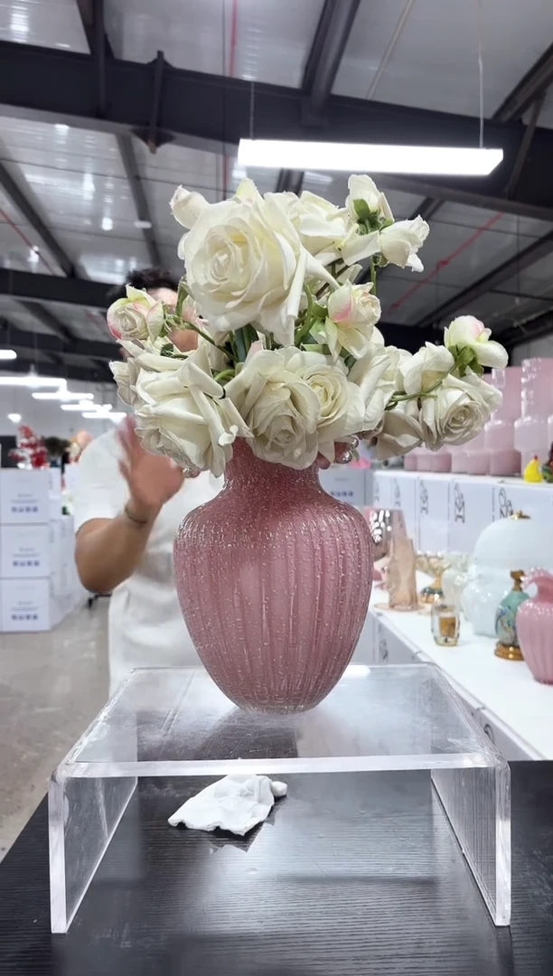 夜光花瓶粉色一个不含花