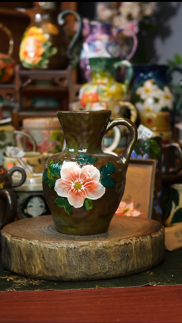 陶瓷208景德镇手工手绘釉下彩