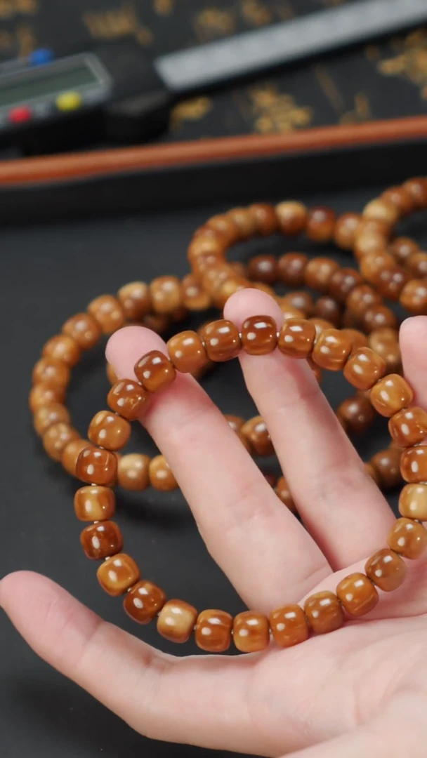 紫金鼠手串实心库克老型9