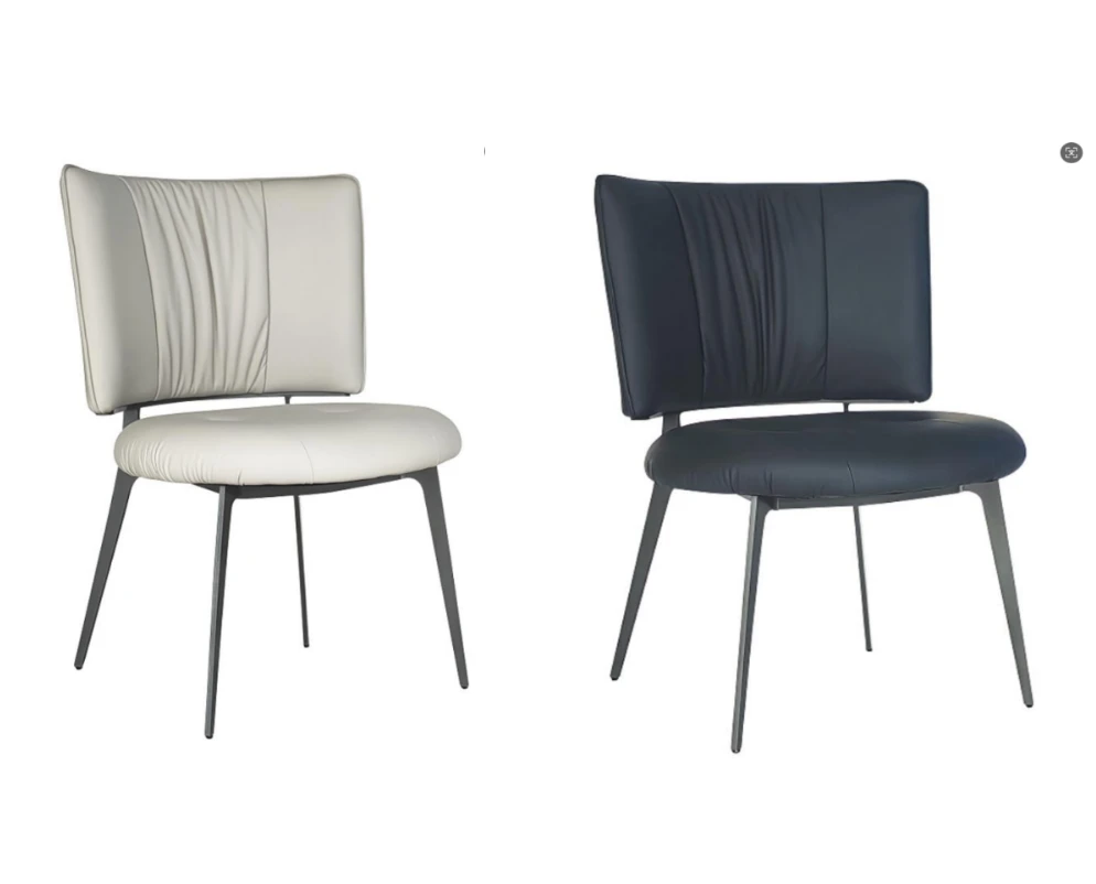 意式极简餐厅餐椅北欧现代简约家用靠背椅轻奢餐桌椅网红椅