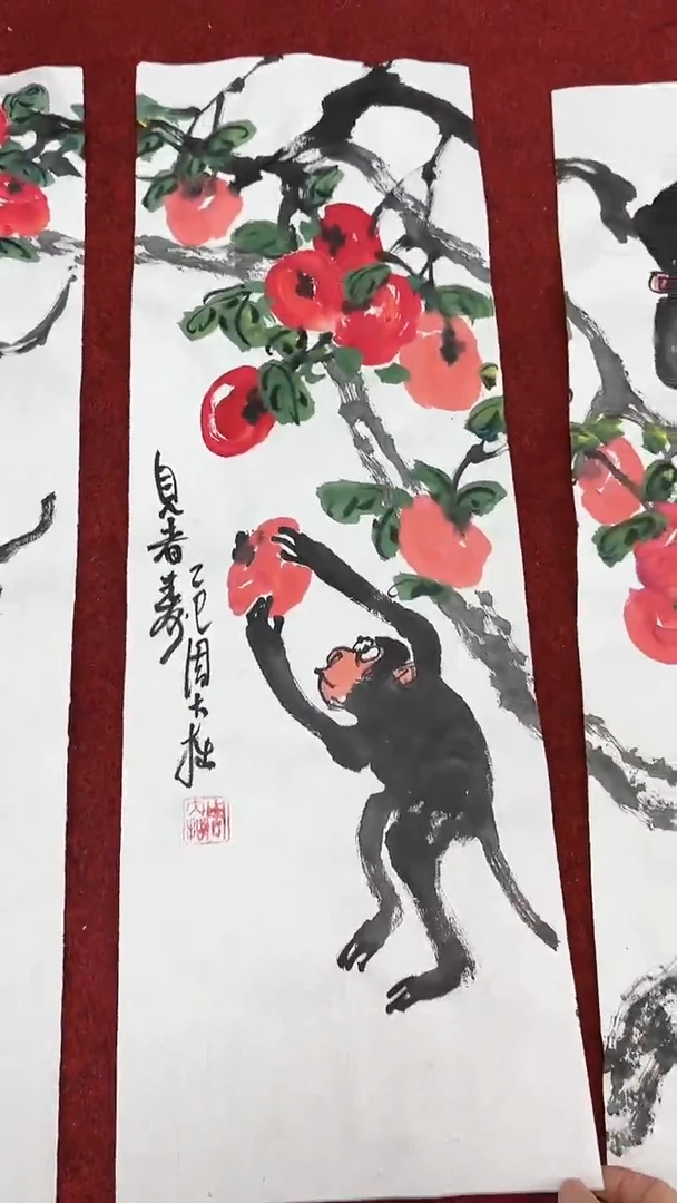 国画周大拙/国画/花鸟