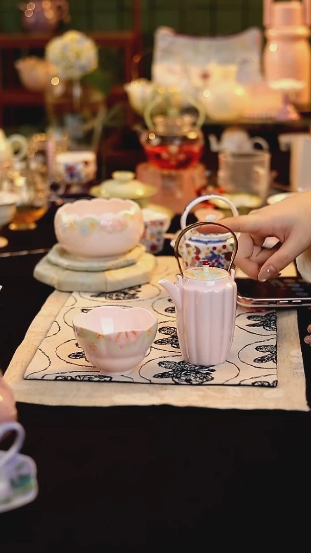 瓷片梵汝@@@@@@梵汝（杯子和壶）