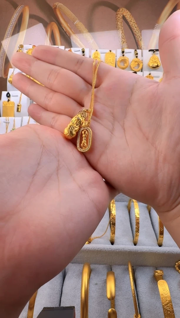吊坠足银无貔貅+金刚杵套链  总重9.7g外1.5g