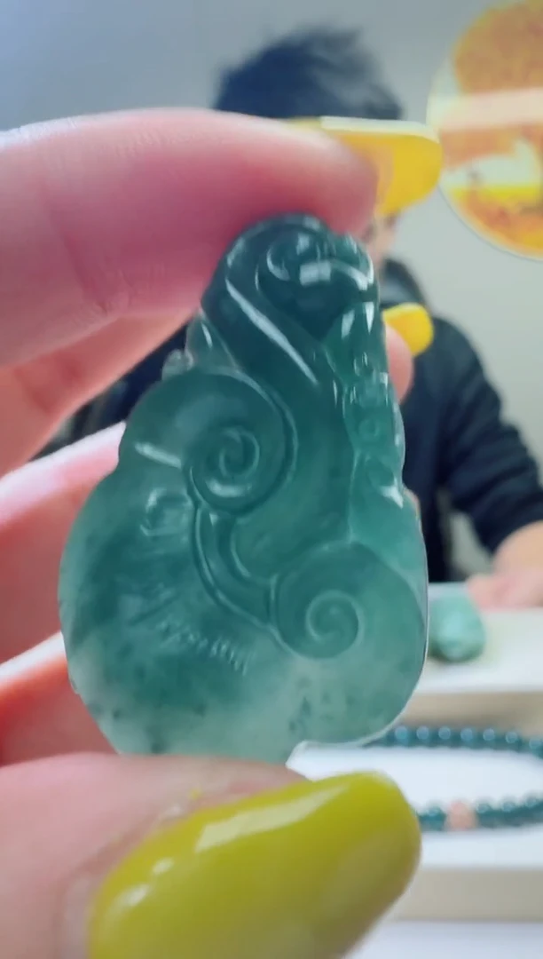 颈饰未镶嵌翡翠天然A货翡翠  多样性随机发其一