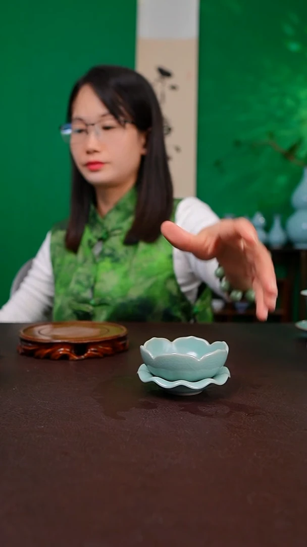 一级仿古莲花茶漏