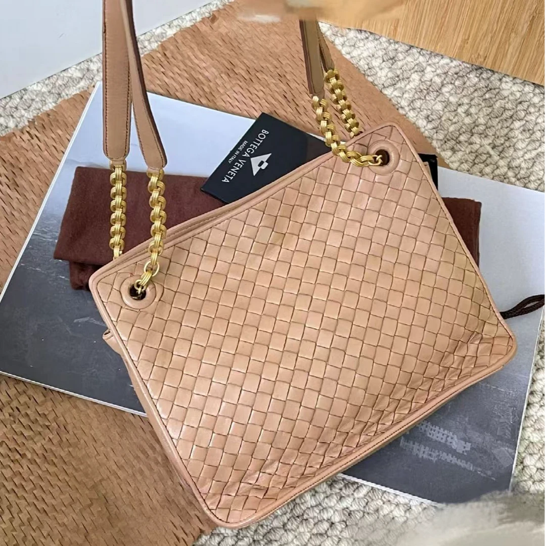 95新 BOTTEGA VENETA/葆蝶家 坤球奢选 bv编织单肩包