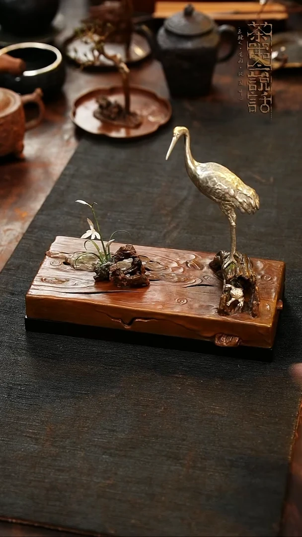 月拾伍老师仙鹤香炉