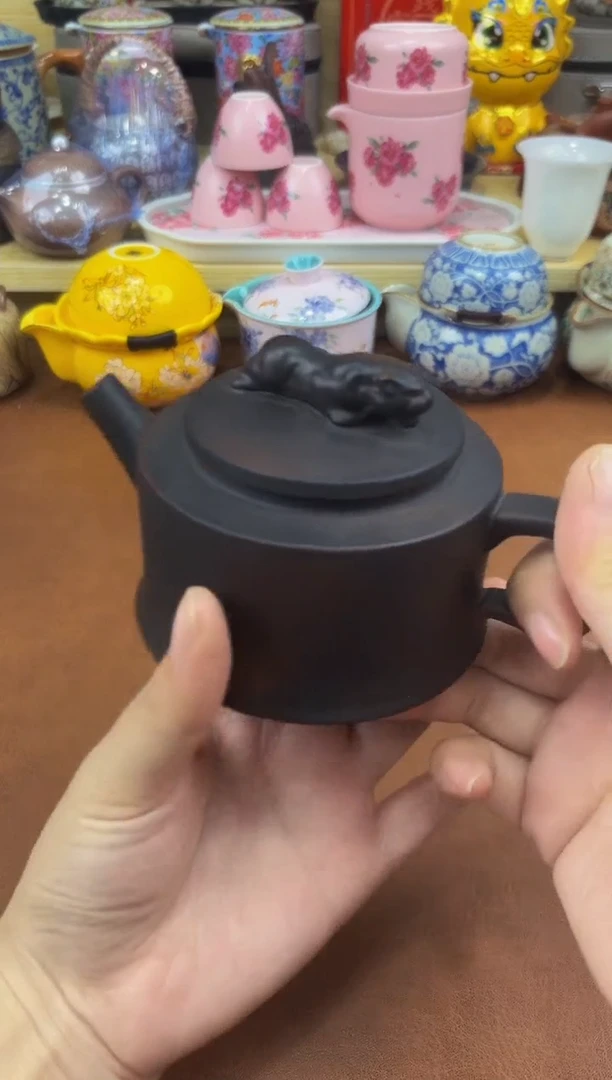 陶瓷茶具摆件旅行套组