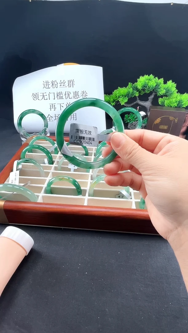 未镶嵌手镯石英质玉（非洲翠）真品上等纯天然非洲翠玉手镯石英质玉