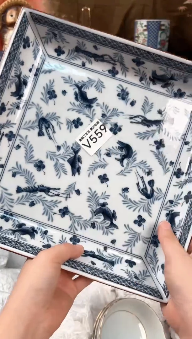 瓷片?559V 瓷器 瓷盘 默认微瑕