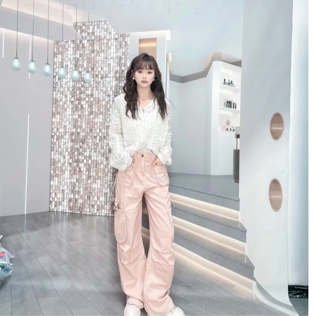 ins三色四兜甜酷工装裤5251369956