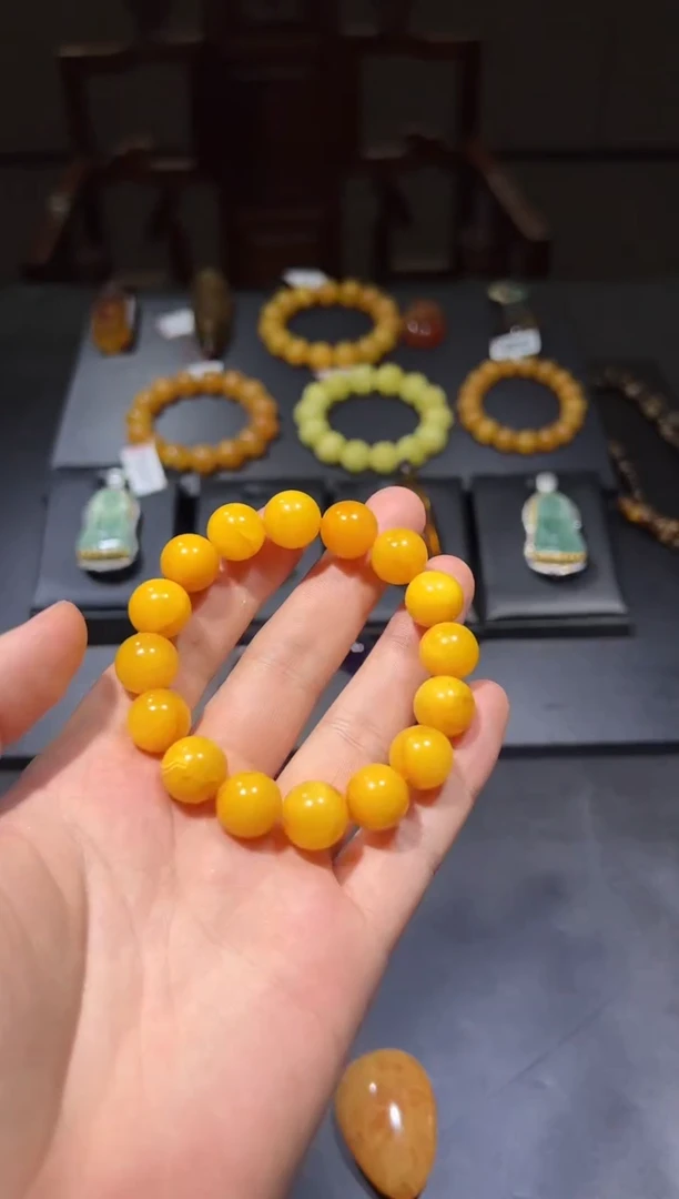 未镶嵌蜜蜡手链19 蜜蜡