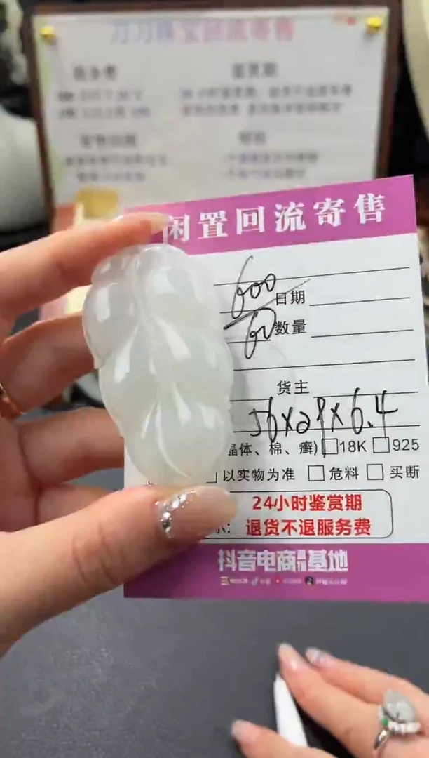 颈饰未镶嵌翡翠00003642