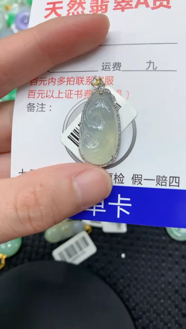 【闪购商品】翡翠颈饰18K金镶嵌11111111