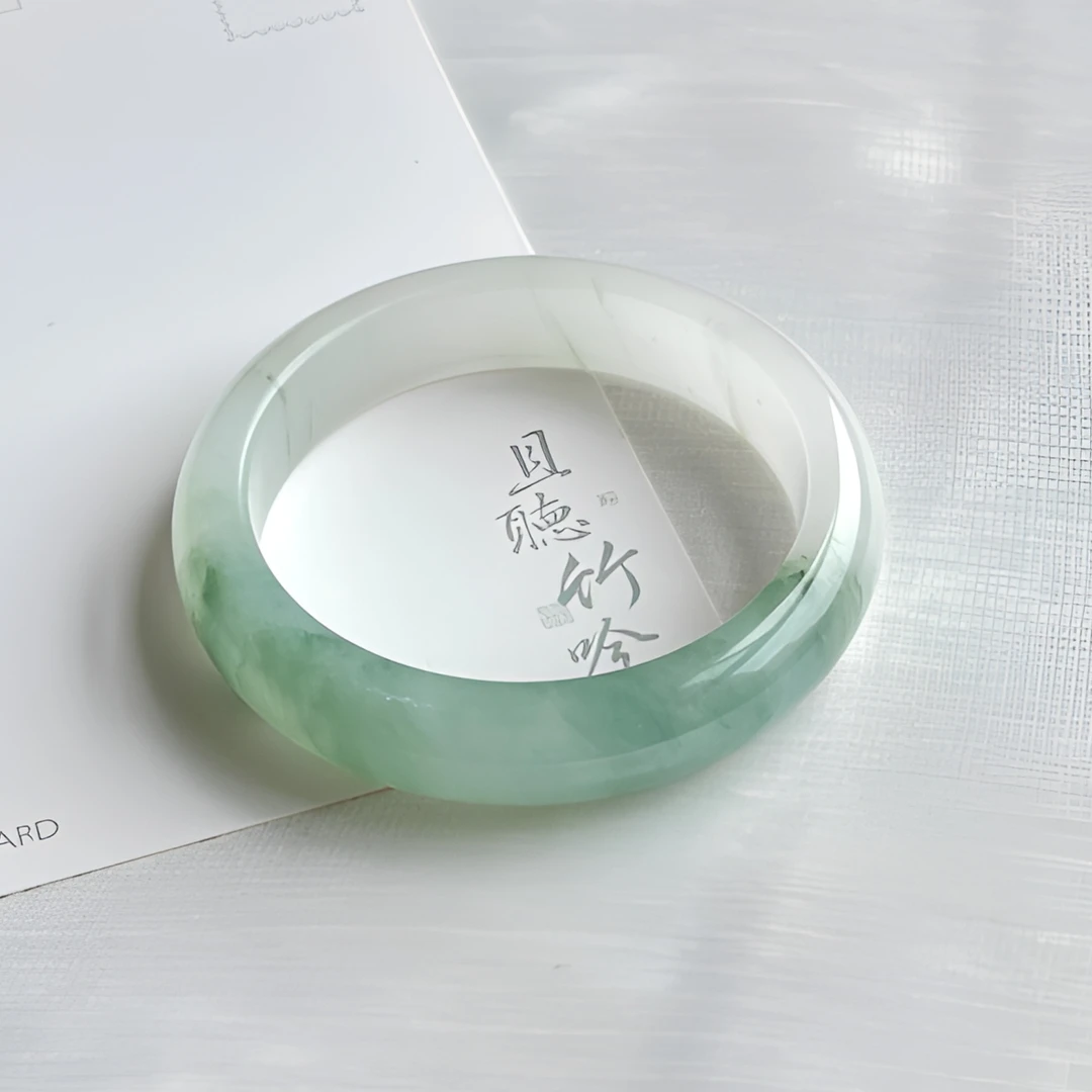 天然天山翠国风手镯古风气质时尚女款手镯礼盒包装多样性女式手镯