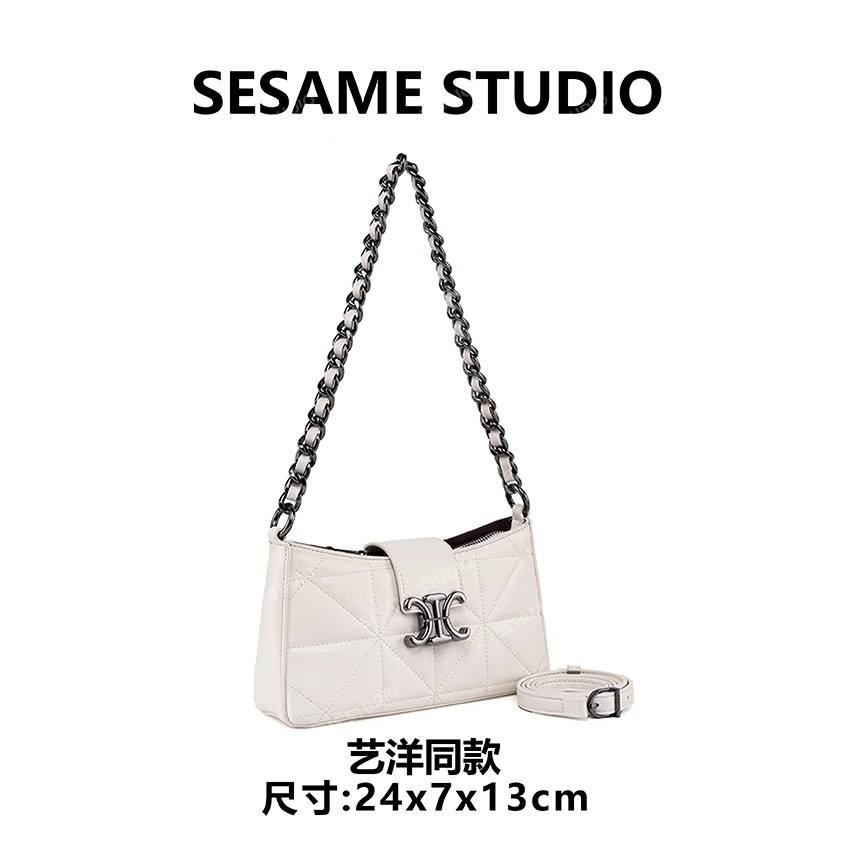【芝麻集】QYX-81576-1-米白色RAIN.CUN休闲百搭腋下斜跨女包