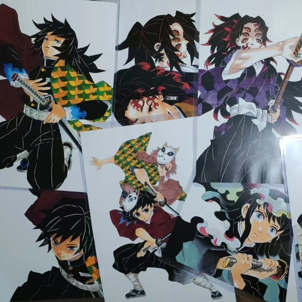 【日版】鬼灭之刃原画集切页 正版日谷 几星霜原画集 背抽 默认代拆