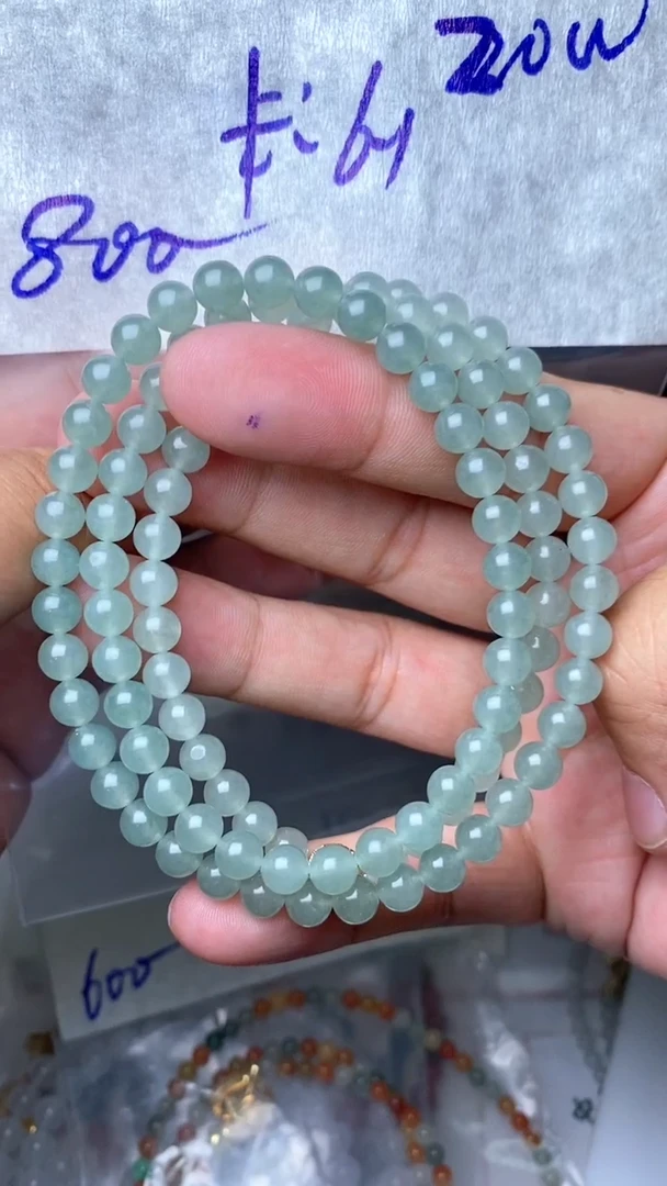 未镶嵌定制翡翠毛货需精细抛光拍一发一