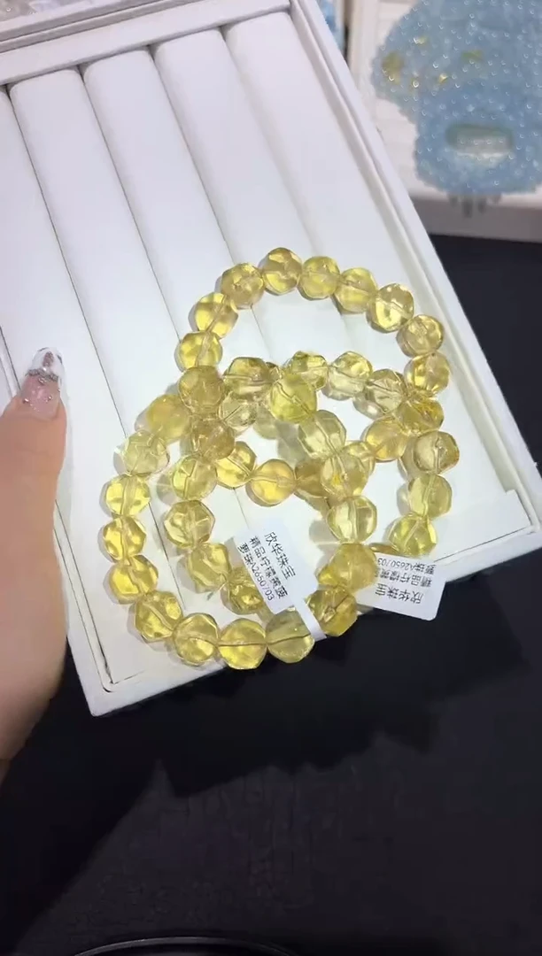 水晶手链未镶嵌20t多样性发其一【1条】默认微瑕