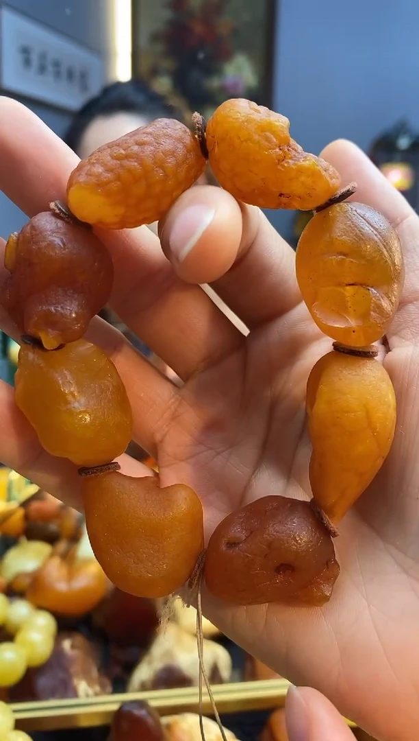 未镶嵌琥珀手链手串
