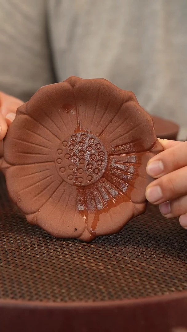 茶壶紫砂原矿手工制作荷花壶承  盲盒