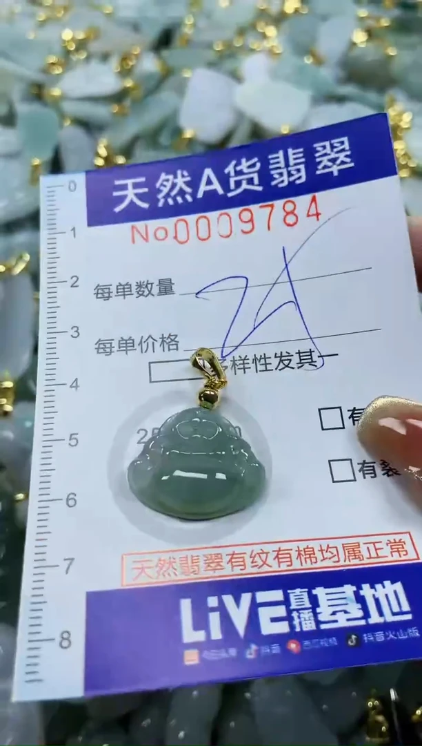 颈饰未镶嵌翡翠天然A货翡翠