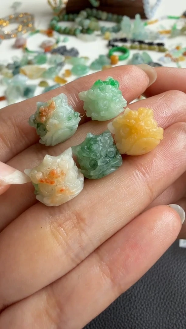 未镶嵌定制翡翠晏打包