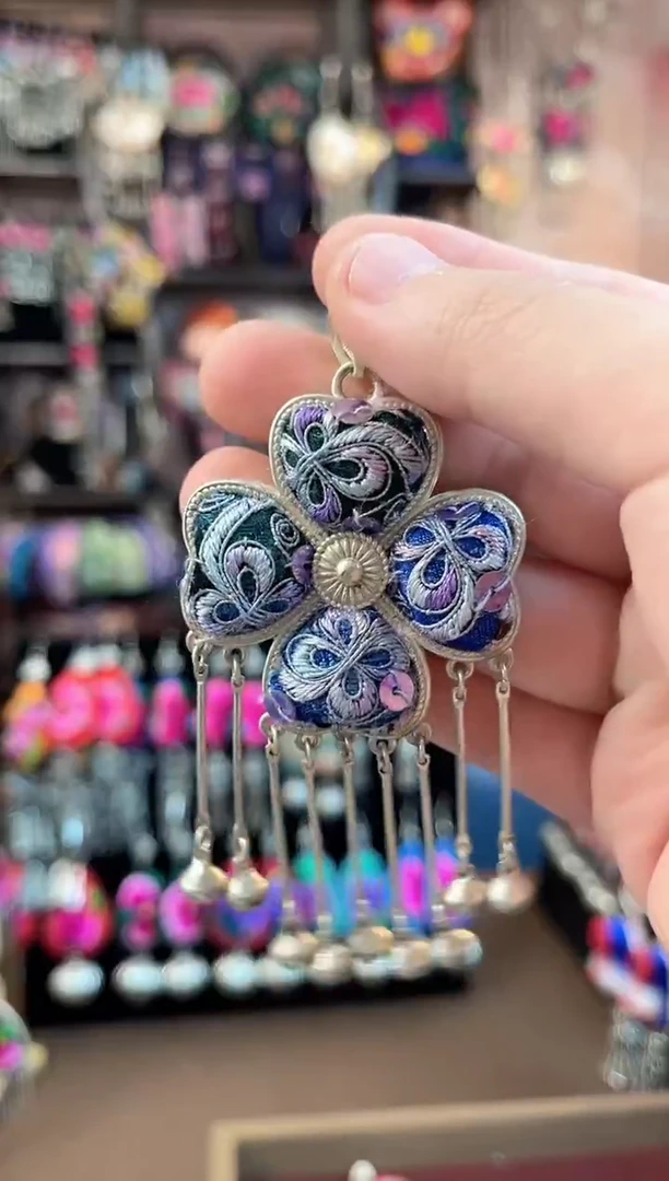 织绣民族风手工非遗老绣饰品252