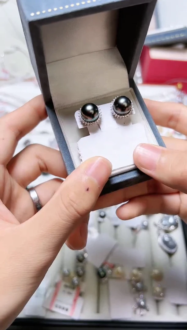 【闪购商品】海水珍珠耳饰银S925镶嵌867865