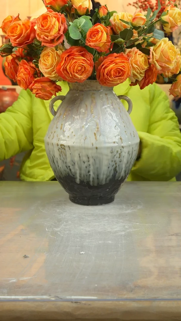 高度27口径10陶瓷花瓶