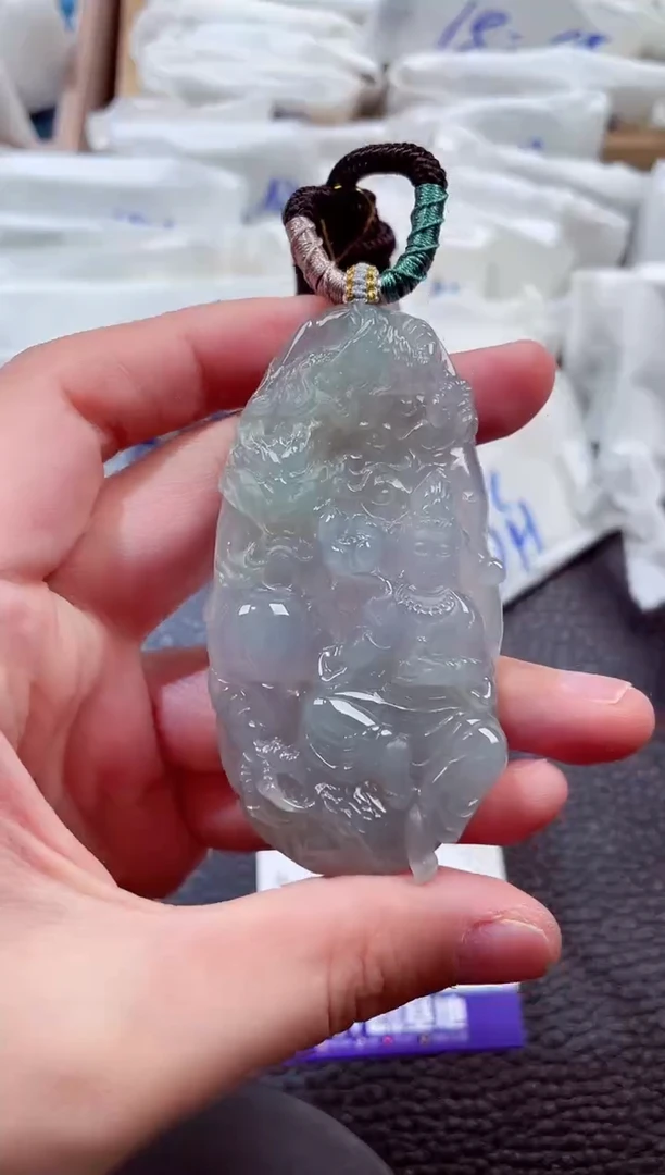 颈饰未镶嵌翡翠00004794御龙大势至