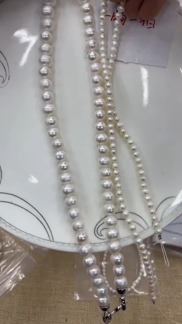 颈饰合金淡水珍珠01119