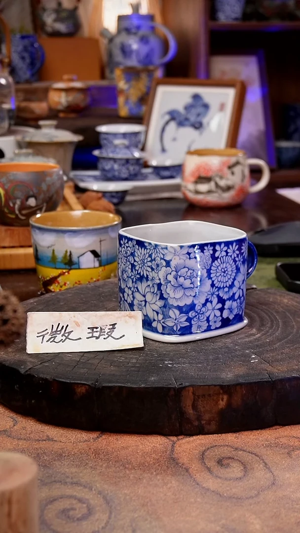 杯子万花手工手绘手工手绘