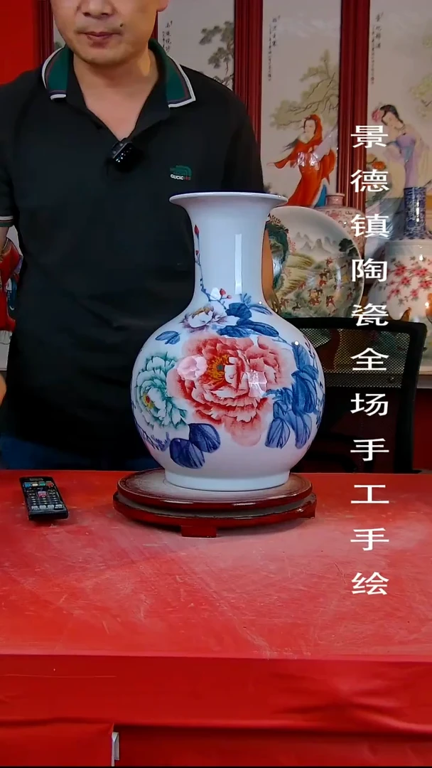 摆件手景德镇陶瓷 全场手工绘8
