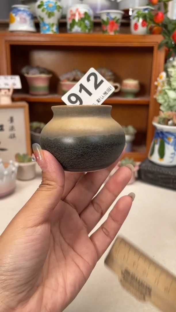 瓷片912知木小芳花盆编号