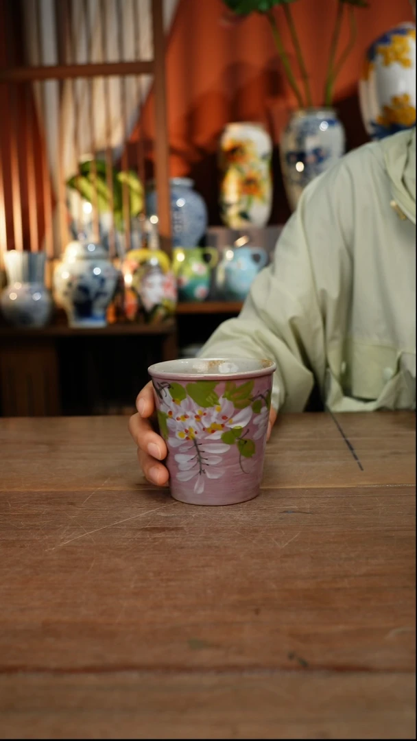 瓷片【简家甄选】景德镇设计师釉下手绘陶瓷餐具