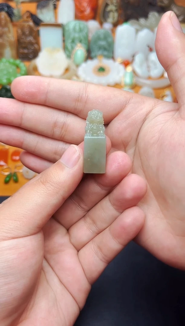 【闪购商品】和田玉摆件未镶嵌印章 01