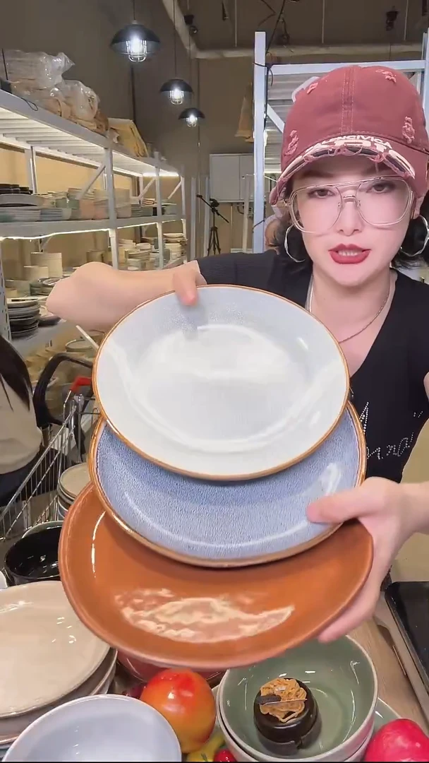 瓷72高温釉下彩陶瓷餐具