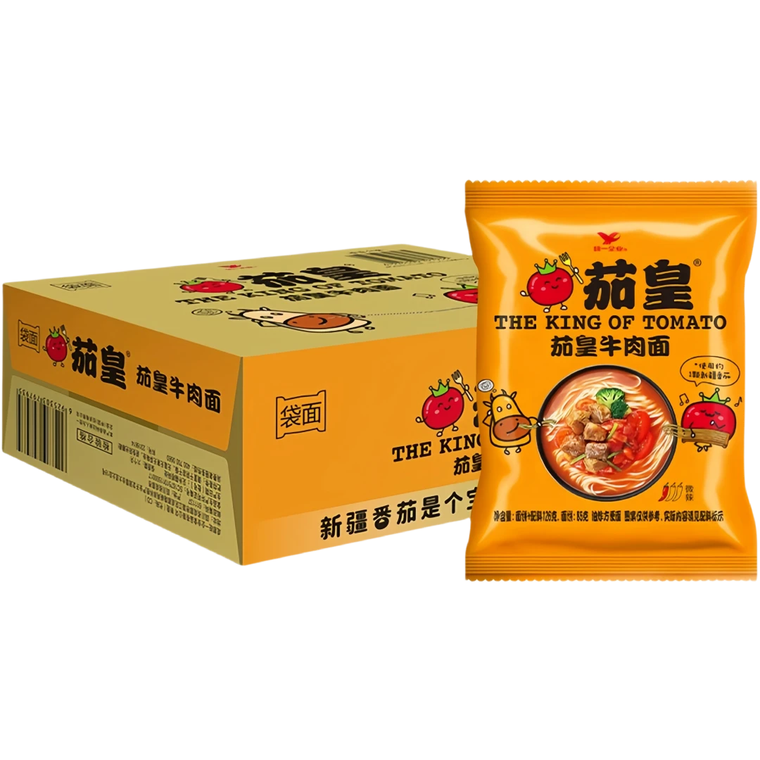 统一 茄皇牛肉面(袋装) 126g*18袋夜宵