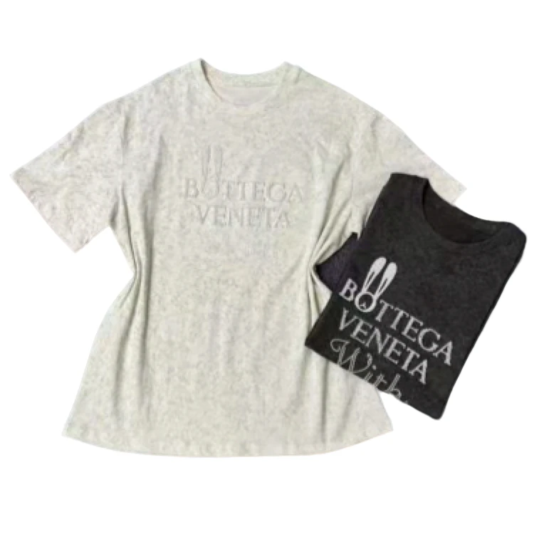 295扎染牙刷绣宽松款T恤