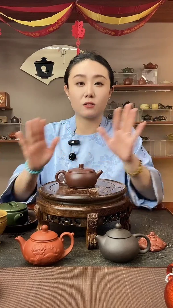 茶壶紫砂光器扁井栏 紫朱泥 徐霞