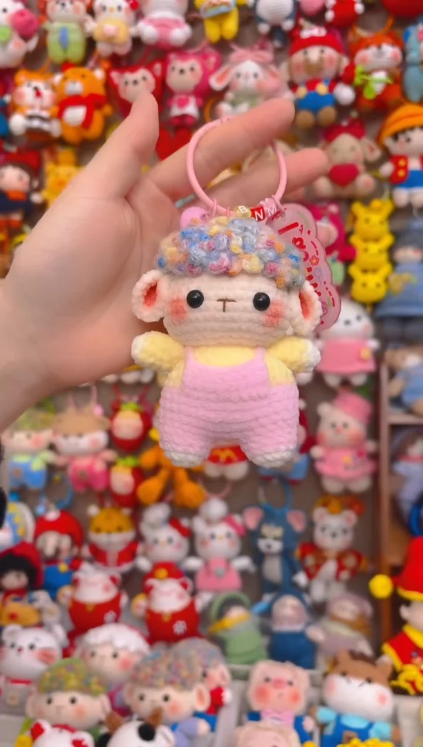 纯手工制作毛线钩织成品生肖羊