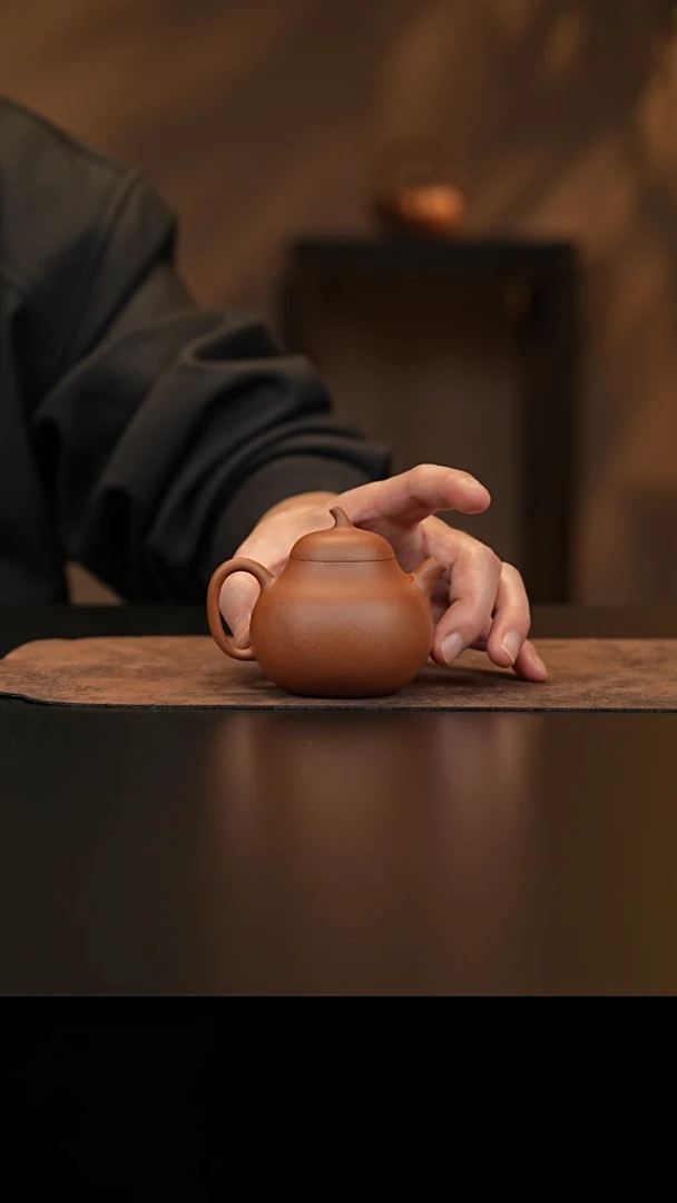 【闪购商品】紫砂茶壶允禾斋wzht 宝山降坡 茄瓜 150c